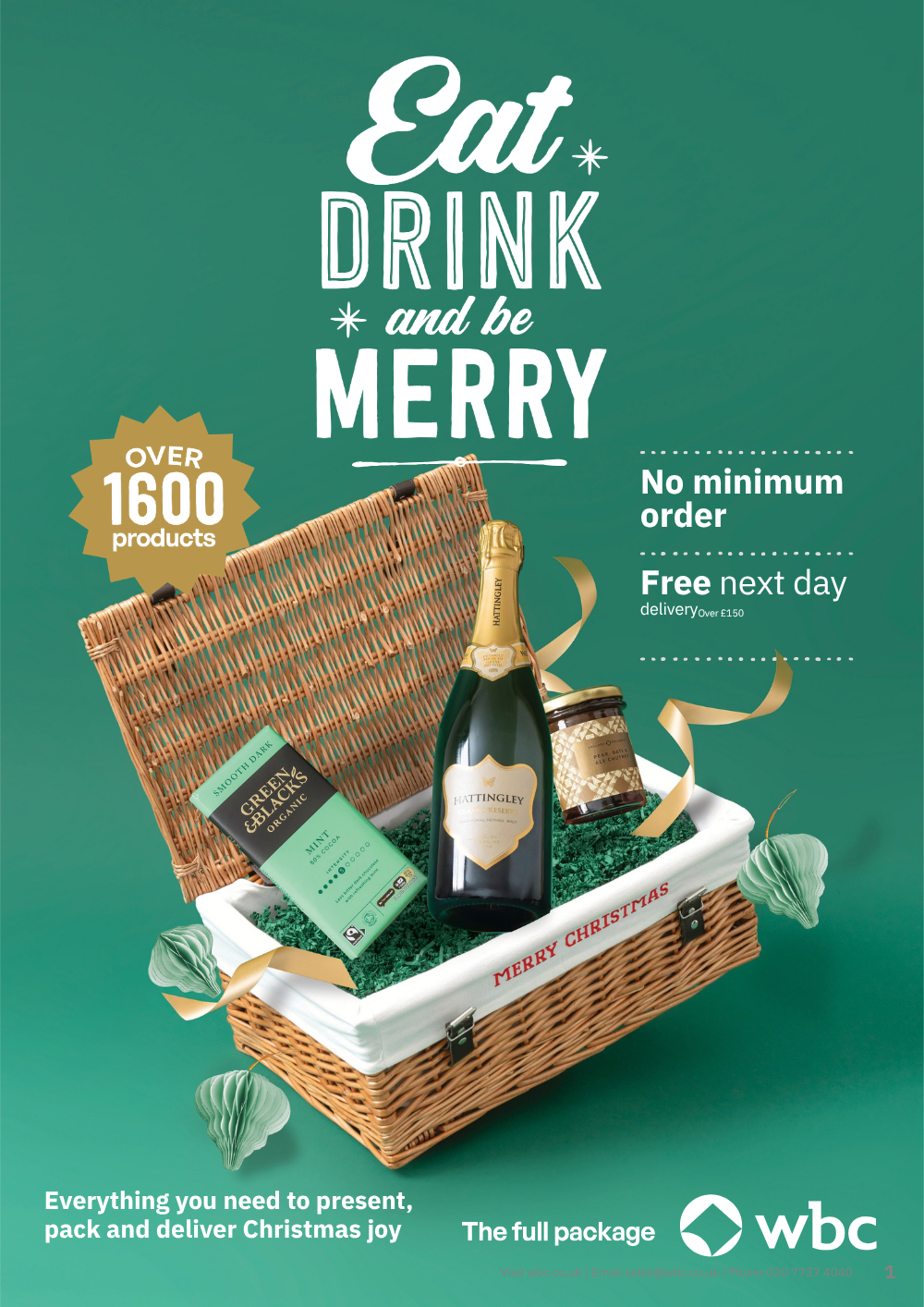 Christmas brochure for 2026