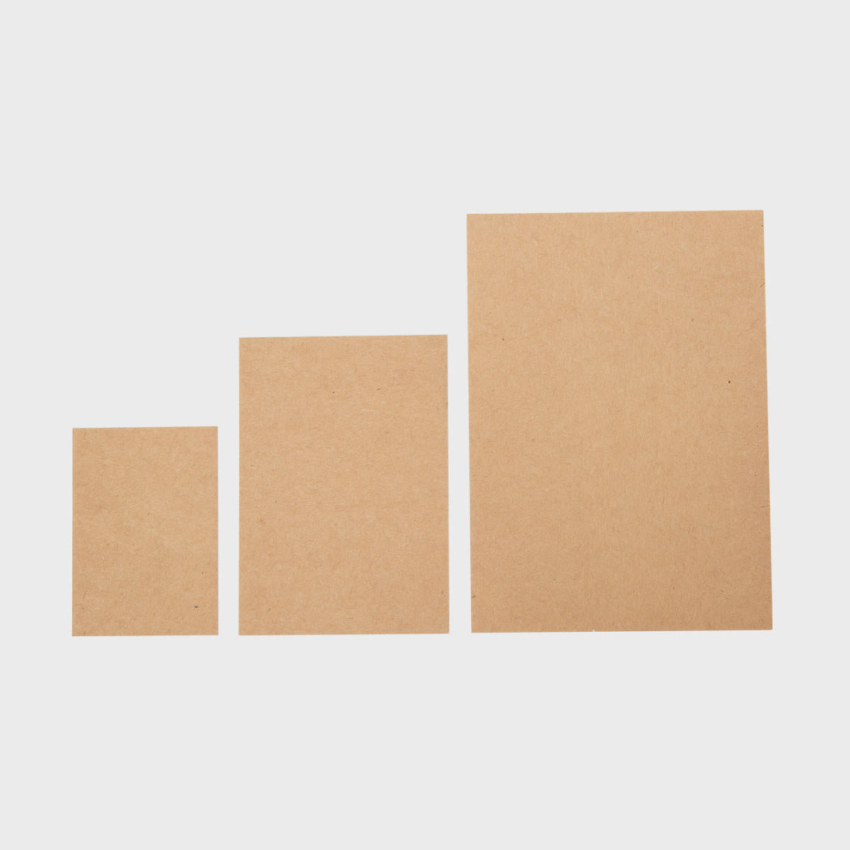 Kraft card signage tags with a clean surface for visible retail messaging.