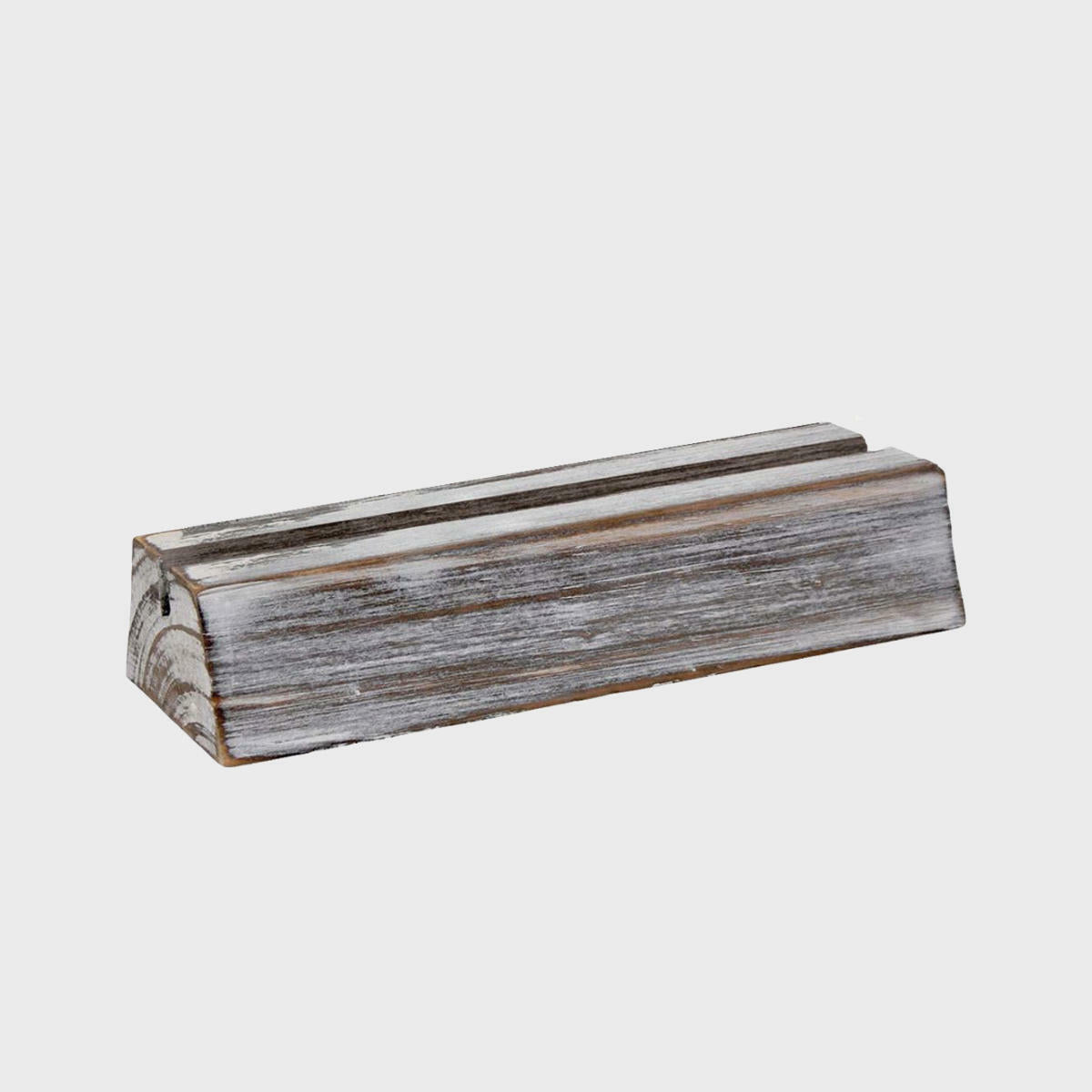 Distressed chalkboard sign holder - 3mm slot with a clean surface for visible retail messaging.