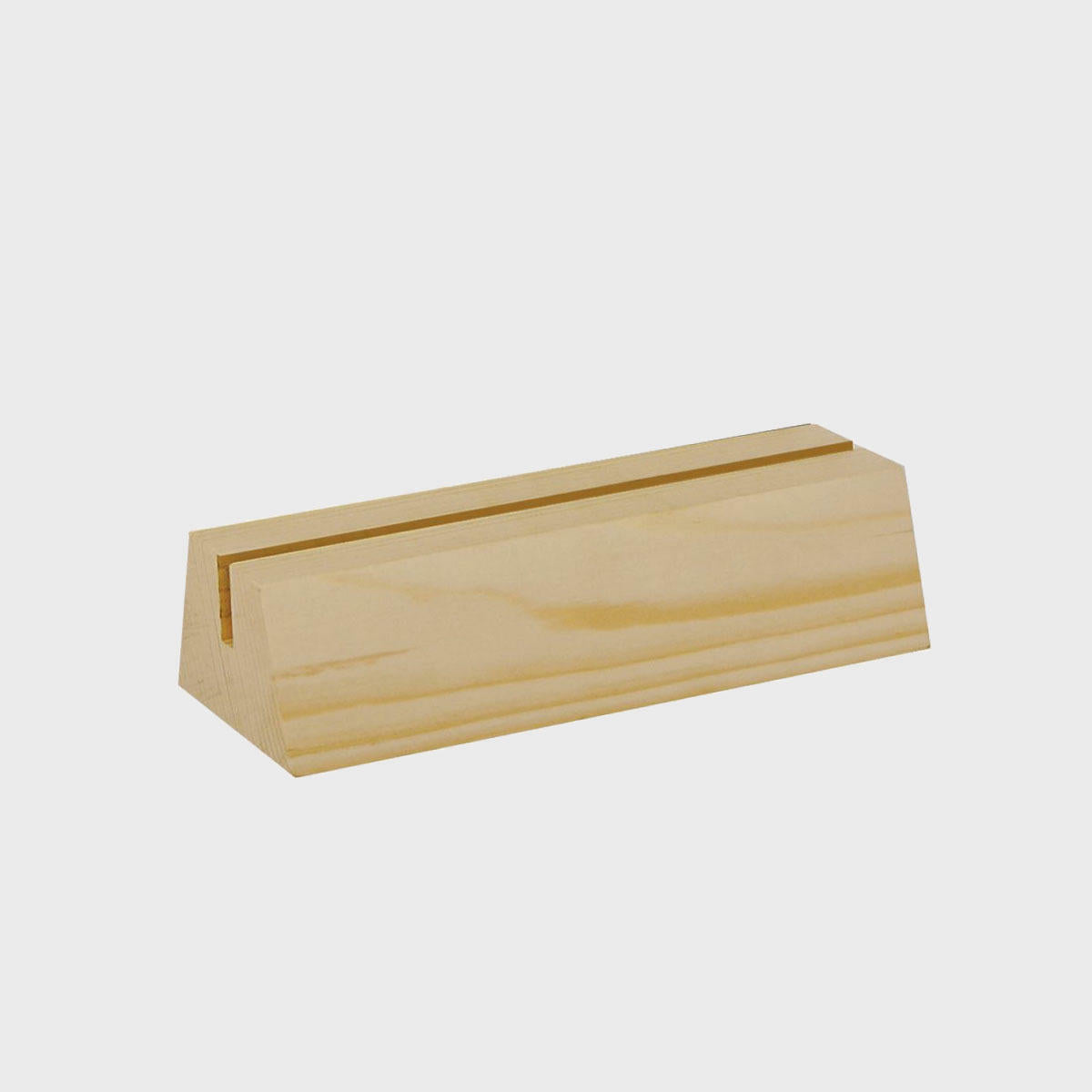 Pine chalkboard stand - 3mm slot with a clean surface for visible retail messaging.