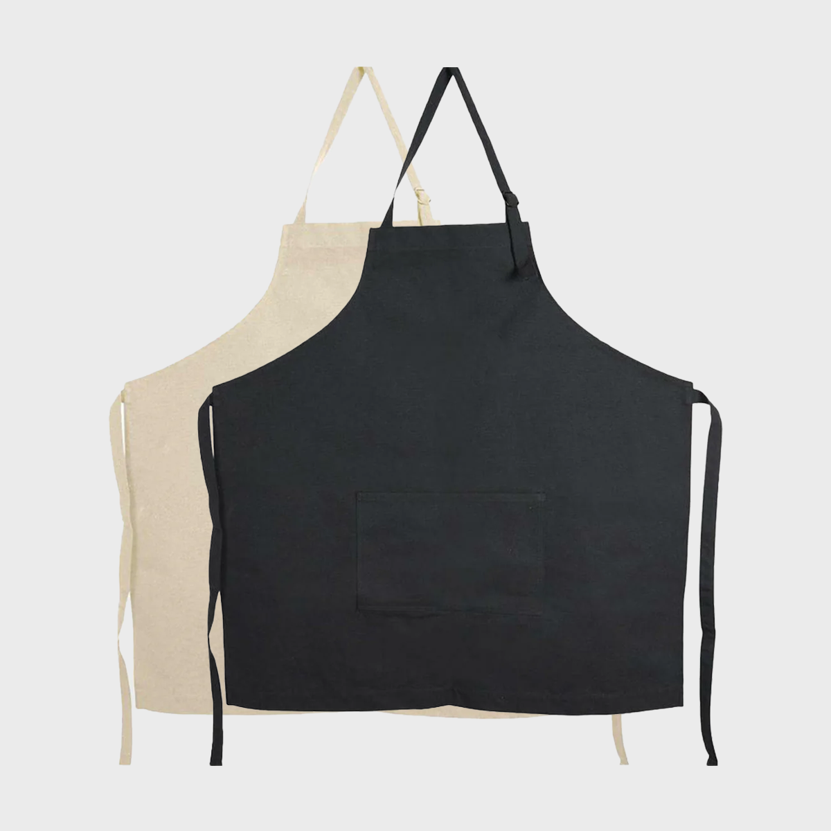 8oz Recycled fibers hackney apron tailored from heavy canvas with reinforcing seams.