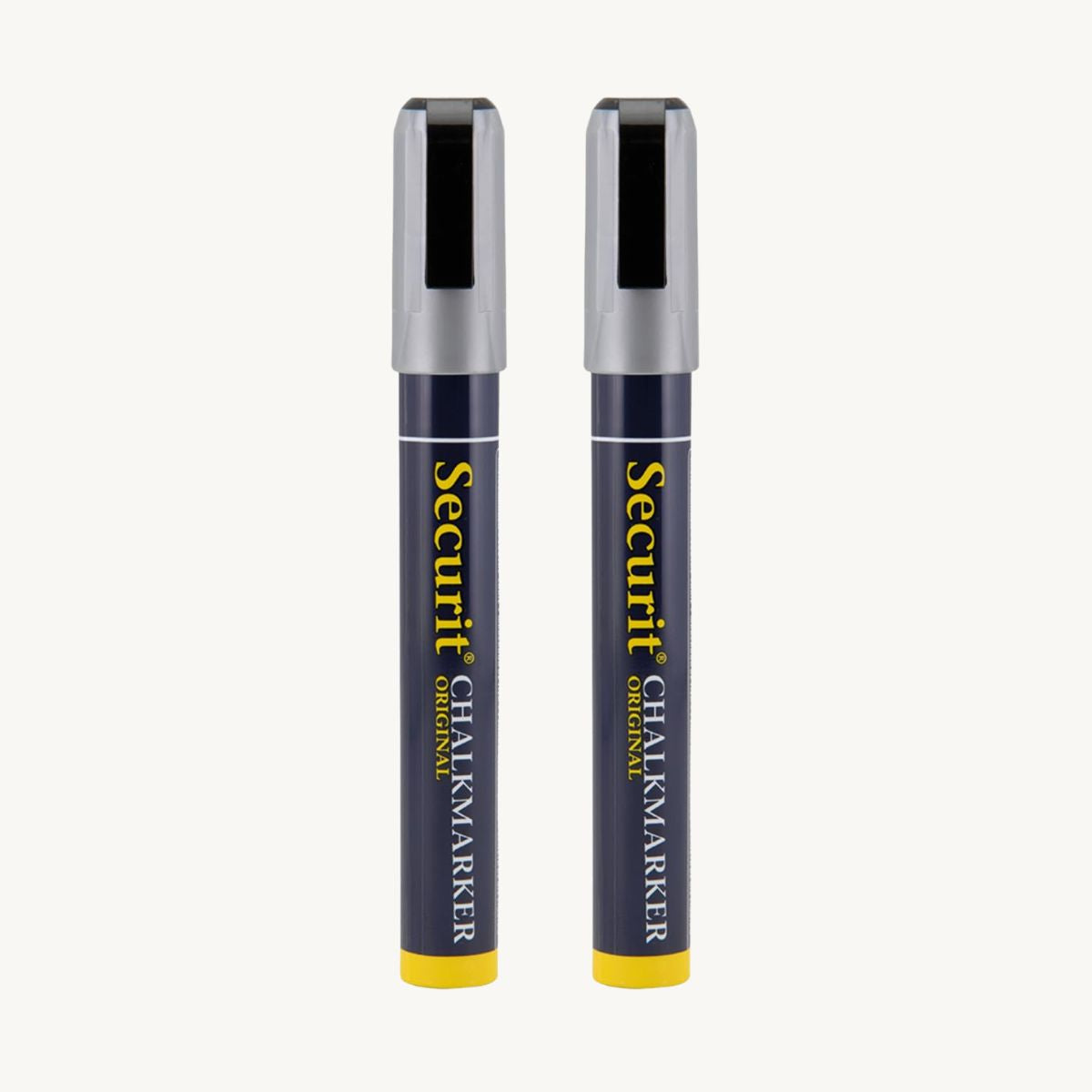 2-6mm silver liquid chalk marker - one pair.