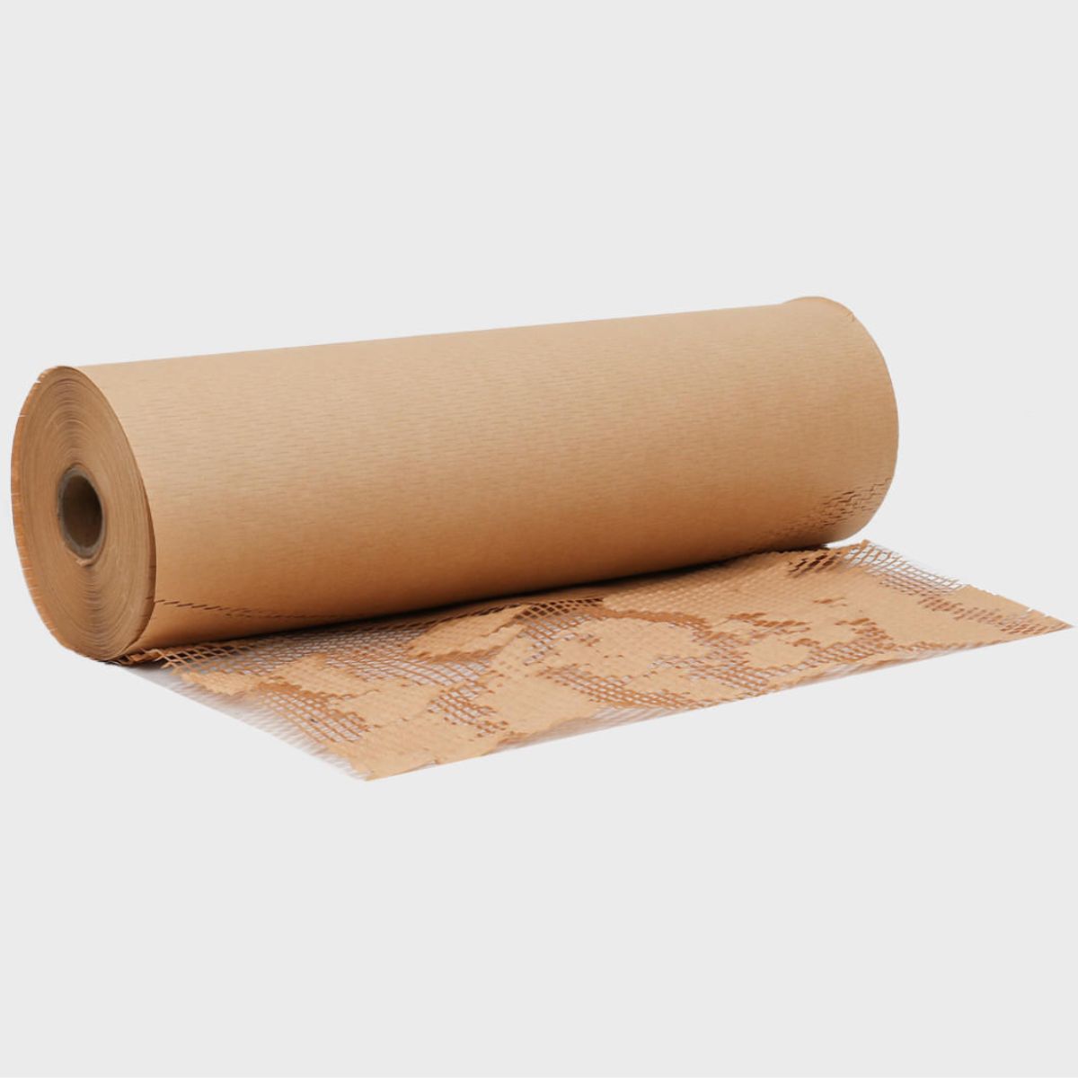 Kraft honeycomb protective wrapping paper 250m roll.