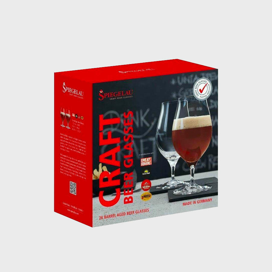 Spiegelau barrel aged beer glasses (retail box of 2).