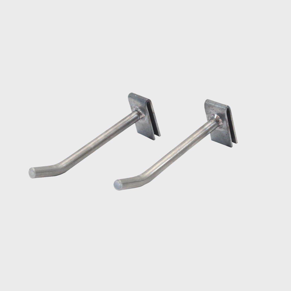 BRIX metal hook 100mm featuring a heavy-duty modular geometric profile layout.