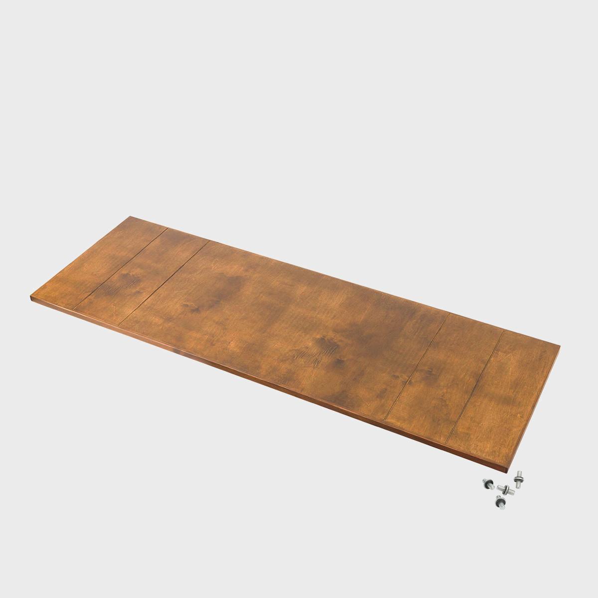 BRIX dark wood top 1200 x 400mm featuring a heavy-duty modular geometric profile layout.