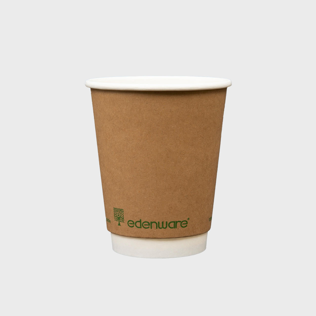 Double wall compostable coffee cups with eco-friendly, heat-resistant double-wall insulation.