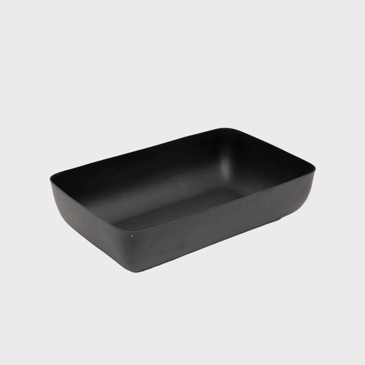 Kelso matte black gastronorm rectangular bowl GN1/4.