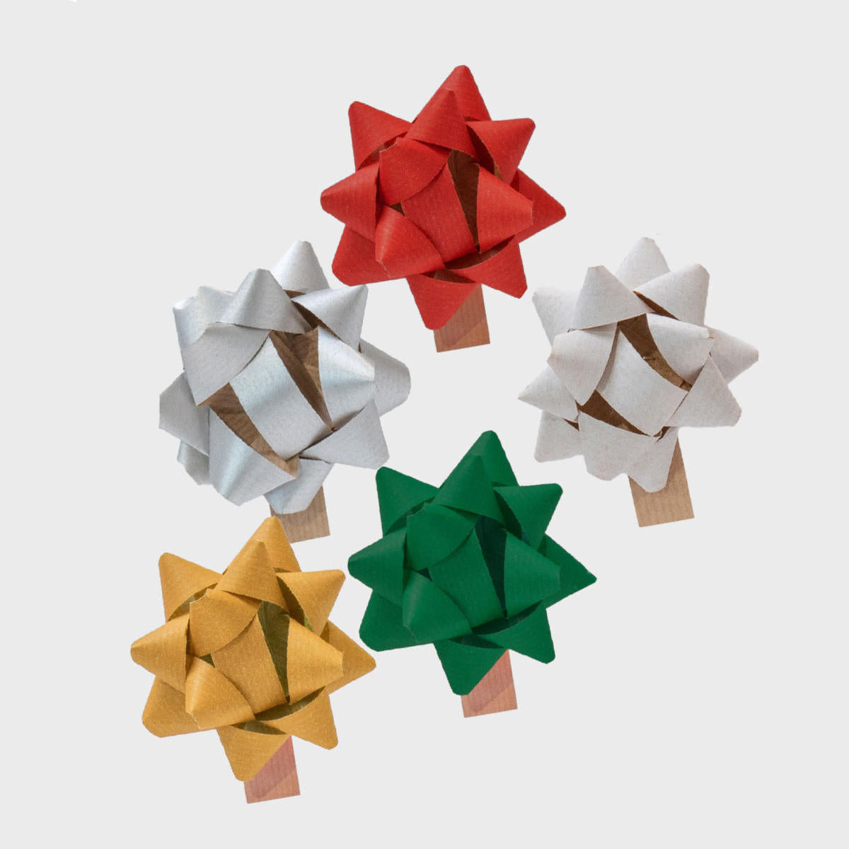 90mm Ready-made paper star bow.