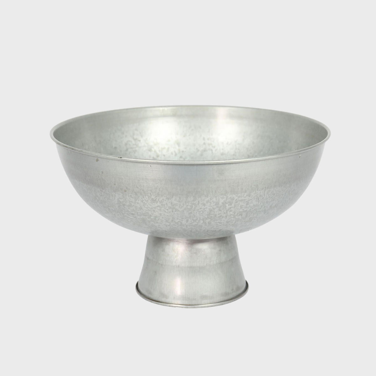 Exmouth raised large metal serving bowl.