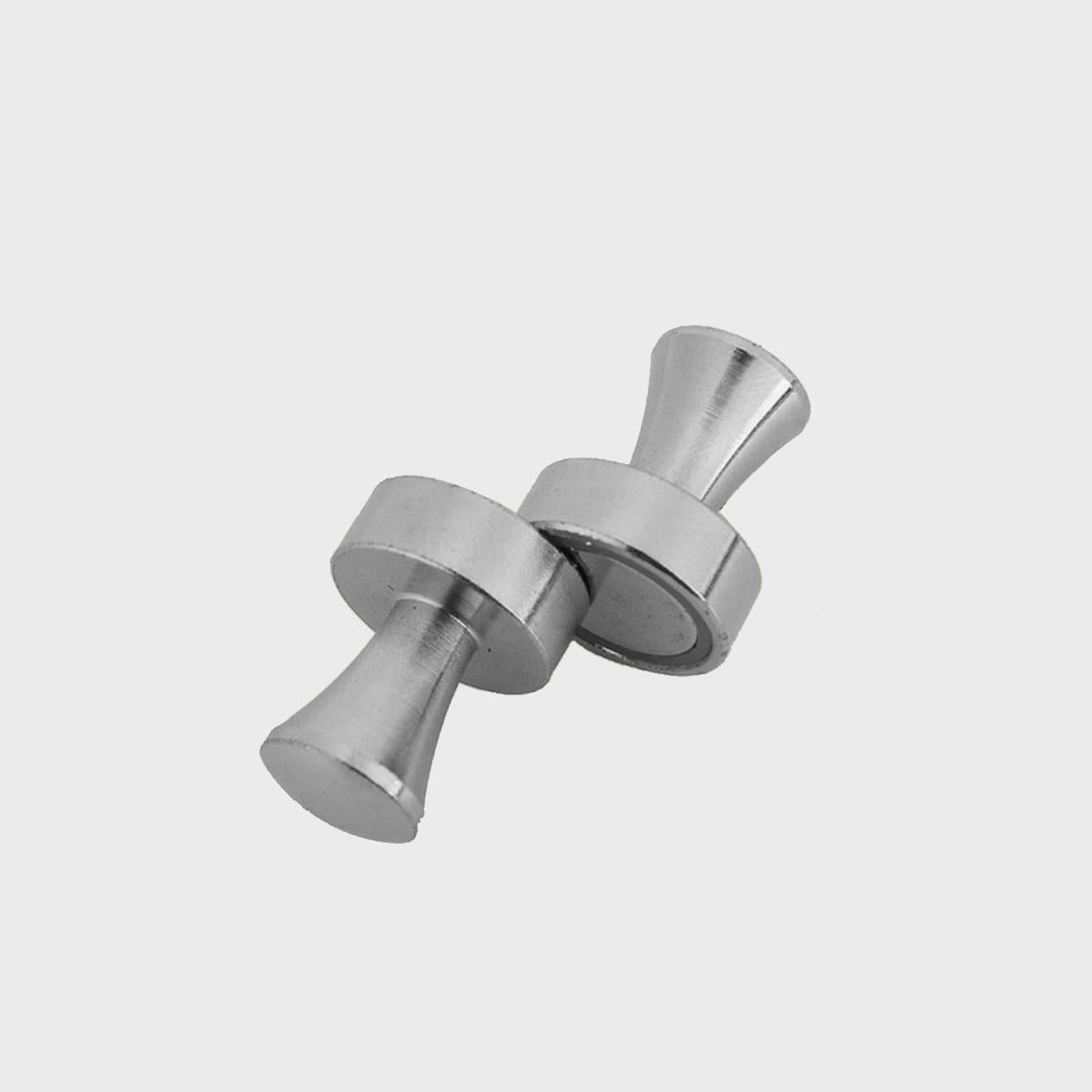 Brushed chrome skittle magnet (pk 6).