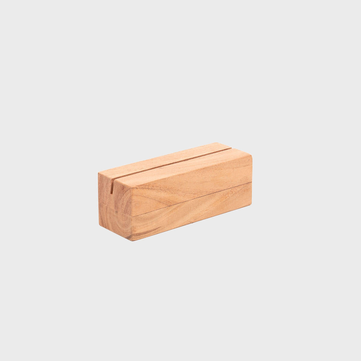 Acacia chalkboard stand - 3mm slot with a clean surface for visible retail messaging.