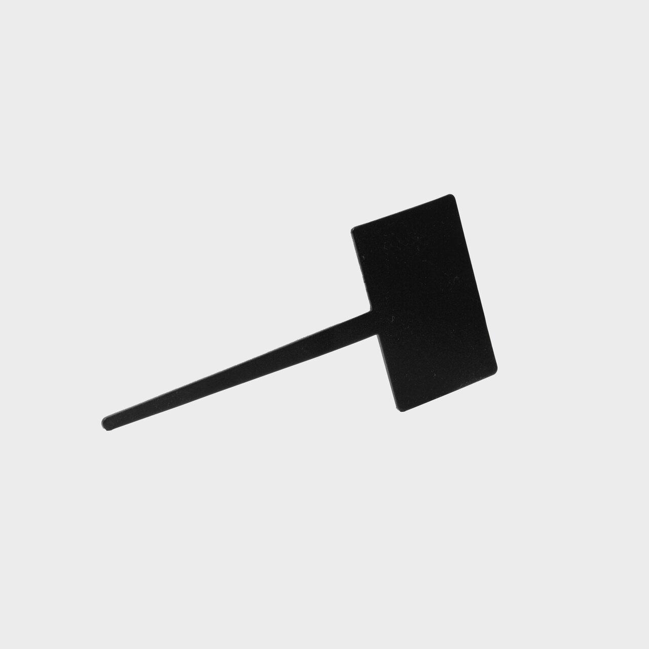 Rectangle chalkboard tags with spike with a clean surface for visible retail messaging.