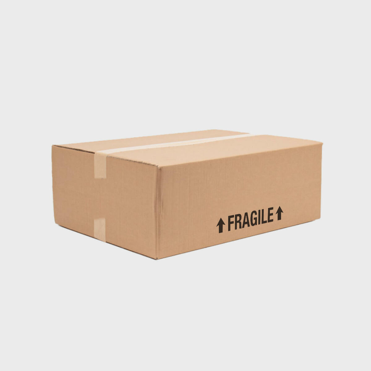 Wide wicker tray protective outer with structured, low-profile walls and open-top design.