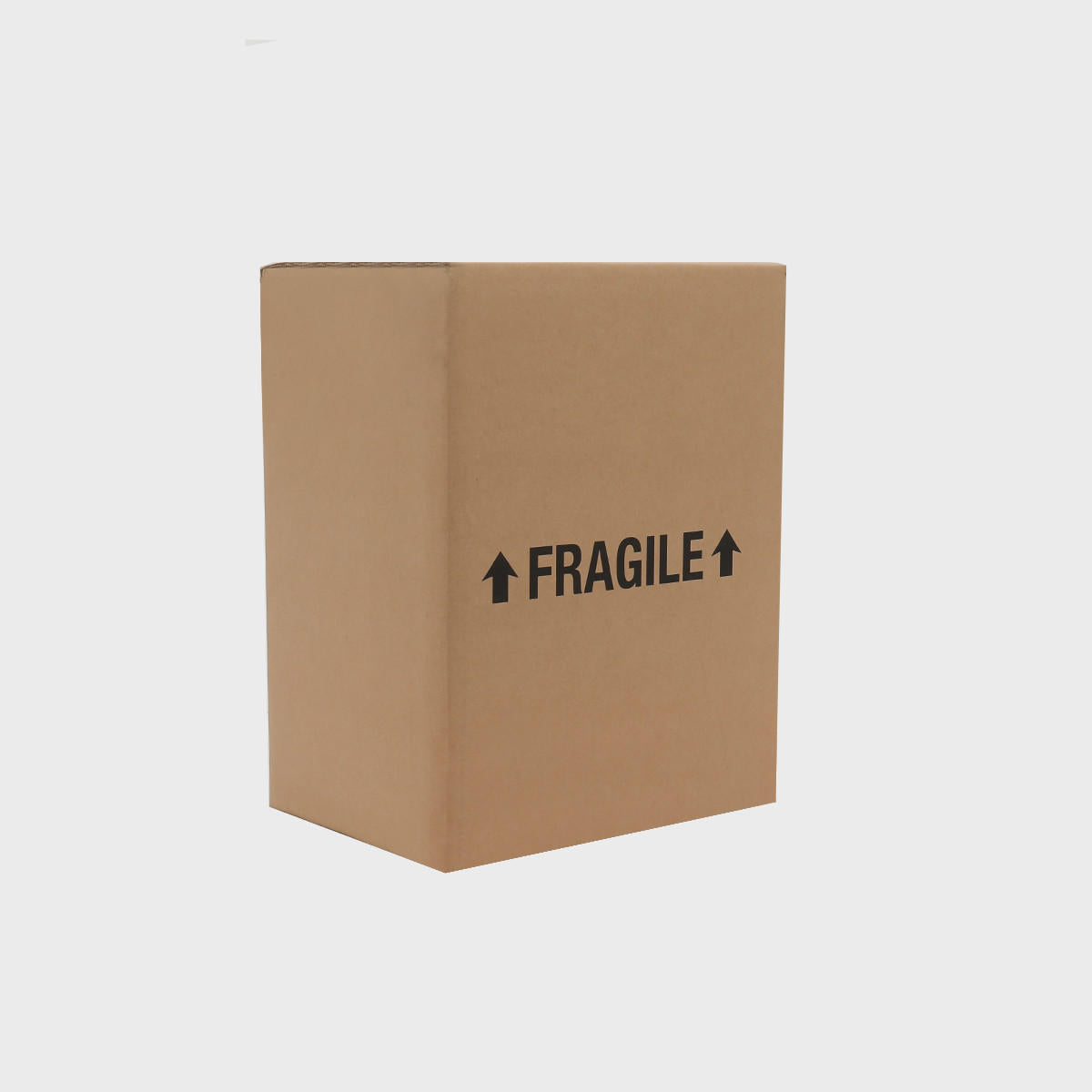 6 bottle carton protective outer made from robust corrugated cardboard for shock absorption.