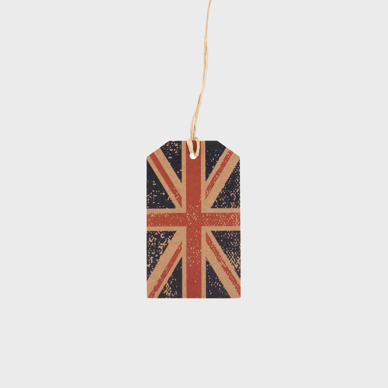 Union jack gift tag.