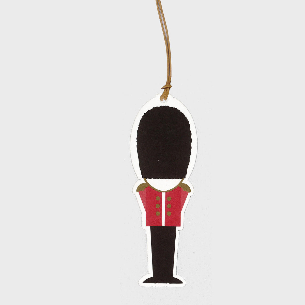 London royal guard card gift tag - in retail packs of 25.