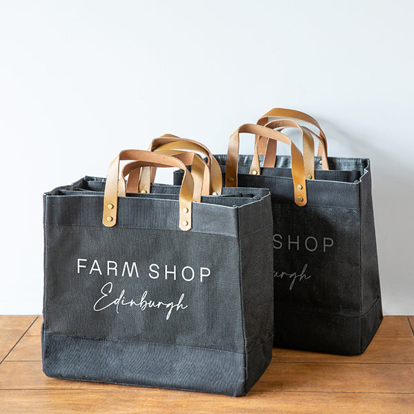 Sustainable market bags for farm shops and delis