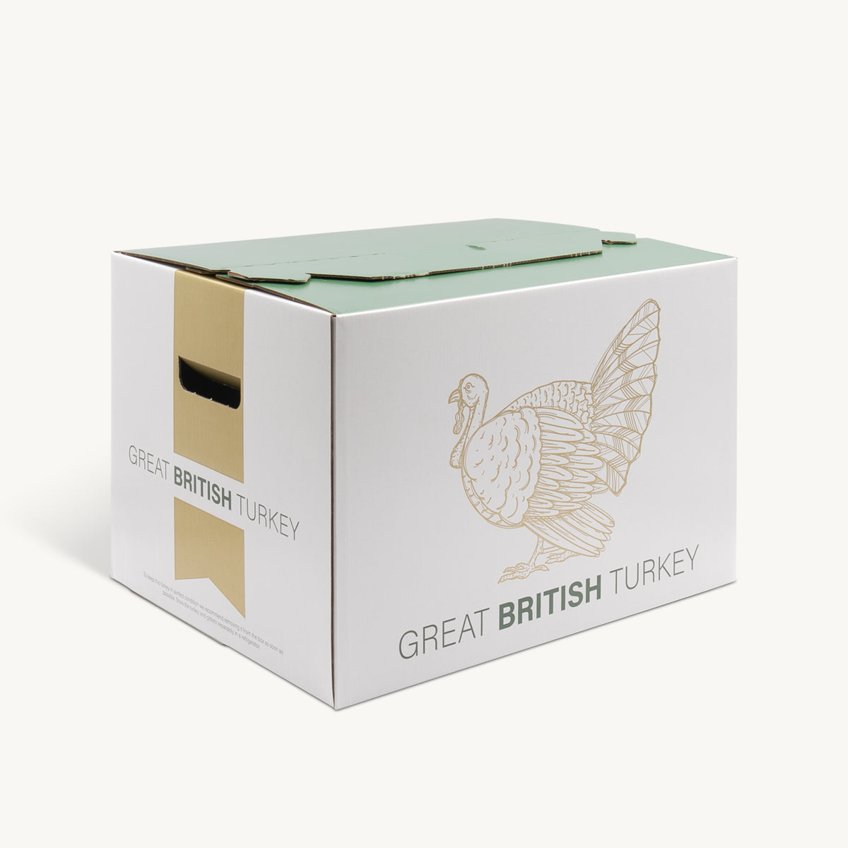 Large Great British turkey box 20kg 410mm.