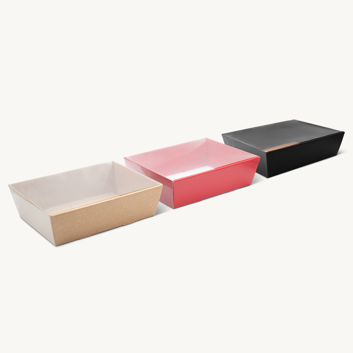 Large card gift tray with structured, low-profile walls and open-top design.