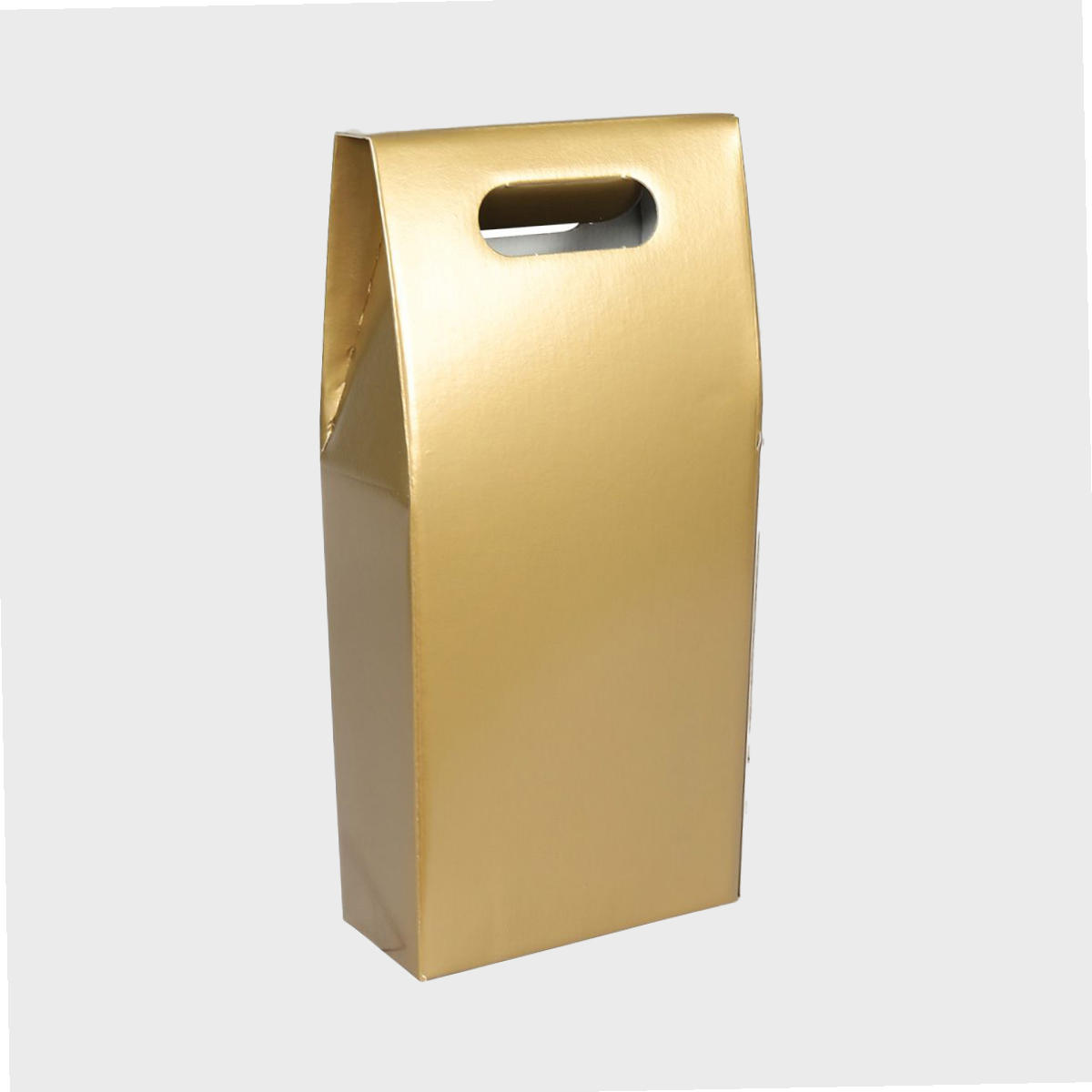 2 Bottle gift box from high-density rigid paperboard.