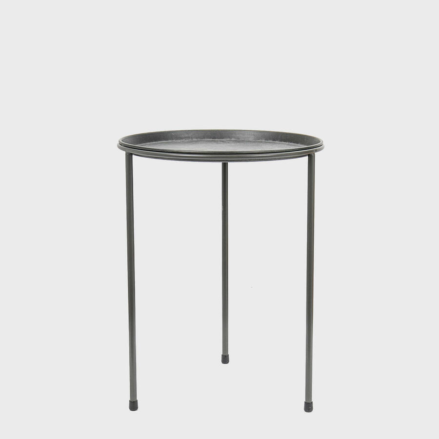 Matlock countertop riser with galvanised metal board designed to add functional height and dimension.