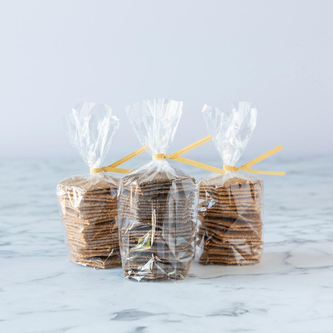 Extra small cellophane bag with gusset.