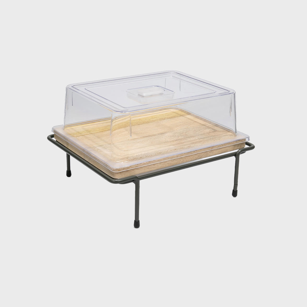 Matlock GN1/2 riser with mango board designed to add functional height and dimension.