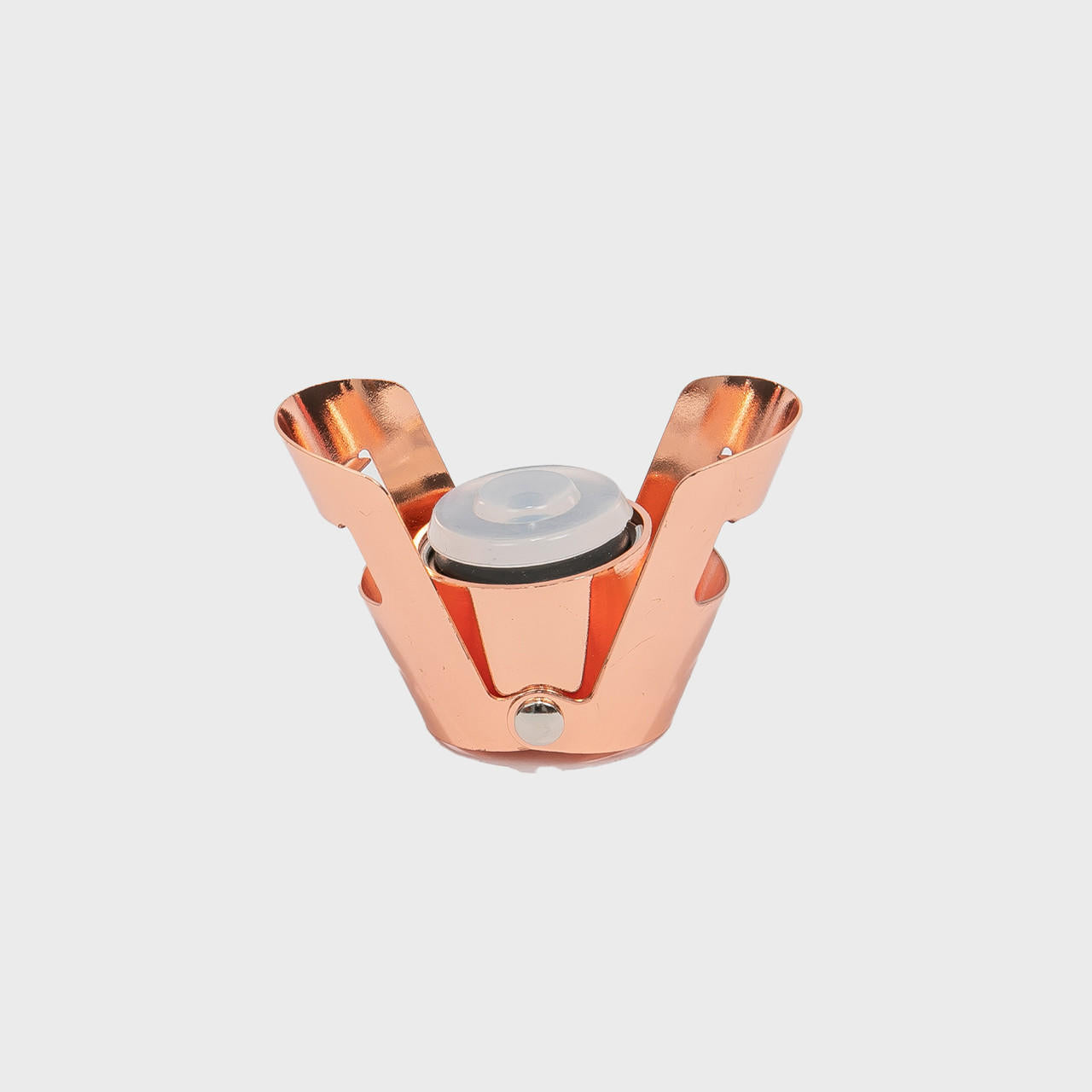 Copper plated champagne stopper.