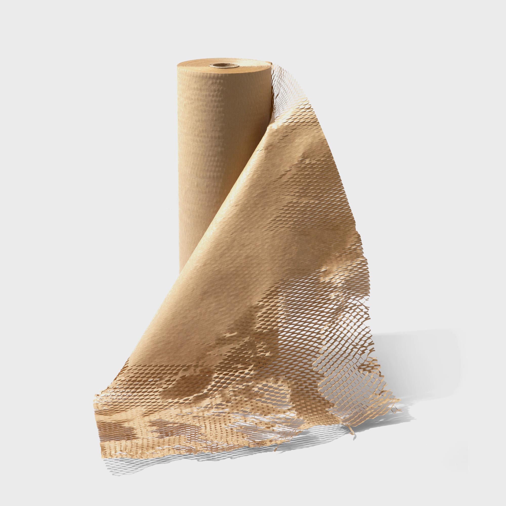 Honeycomb paper dispenser with 250m kraft honeycomb paper roll