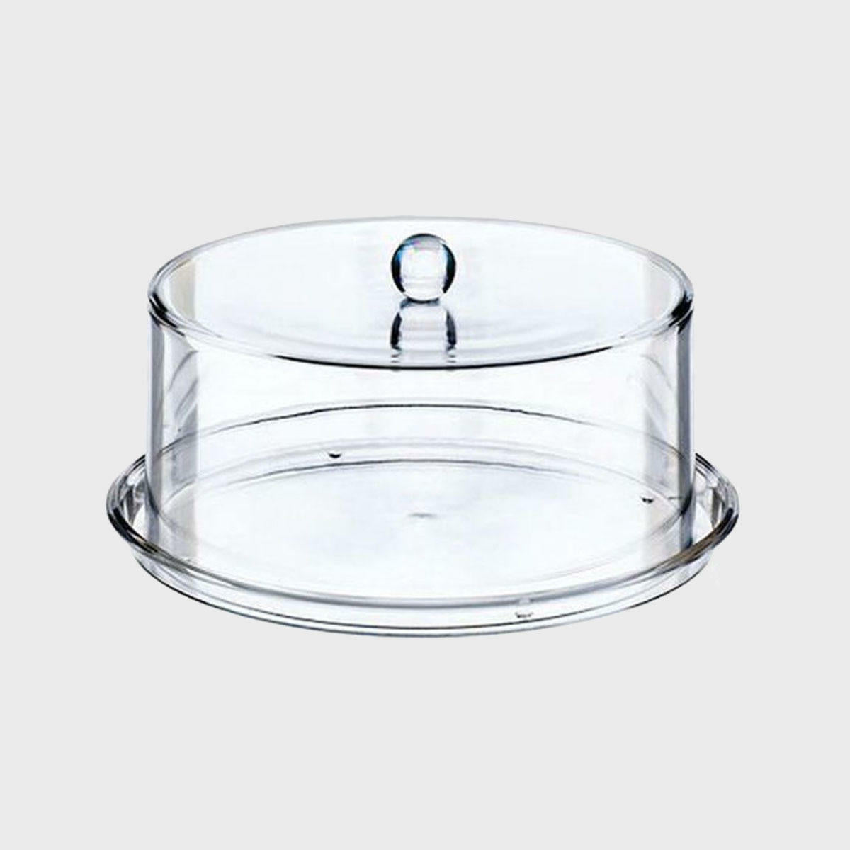 180mm High Patience Flat Cake Dome with Base