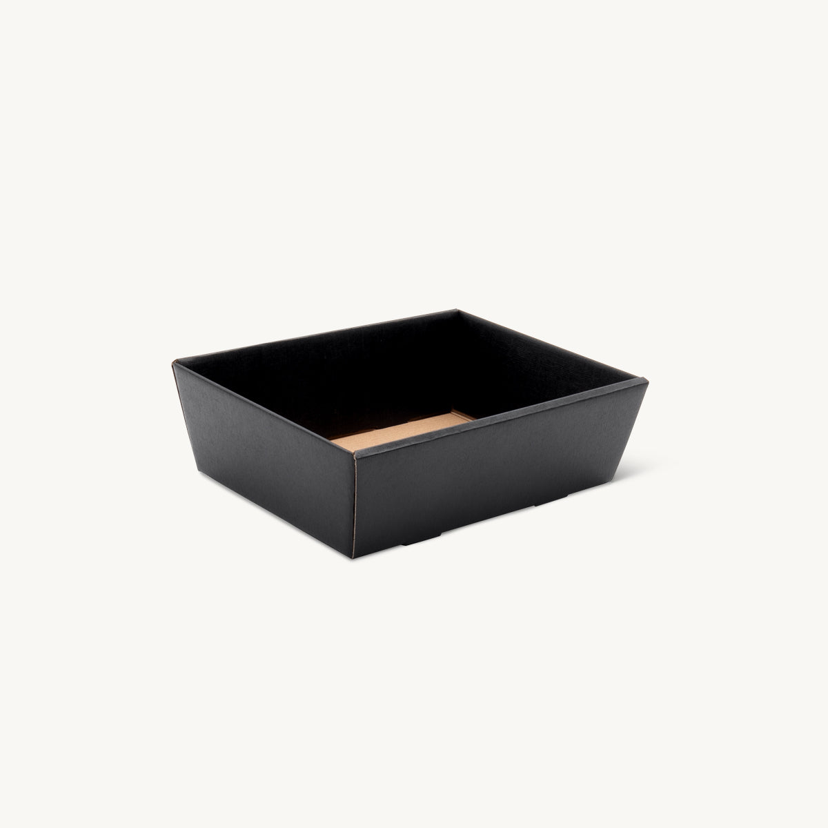 Small black card gift tray