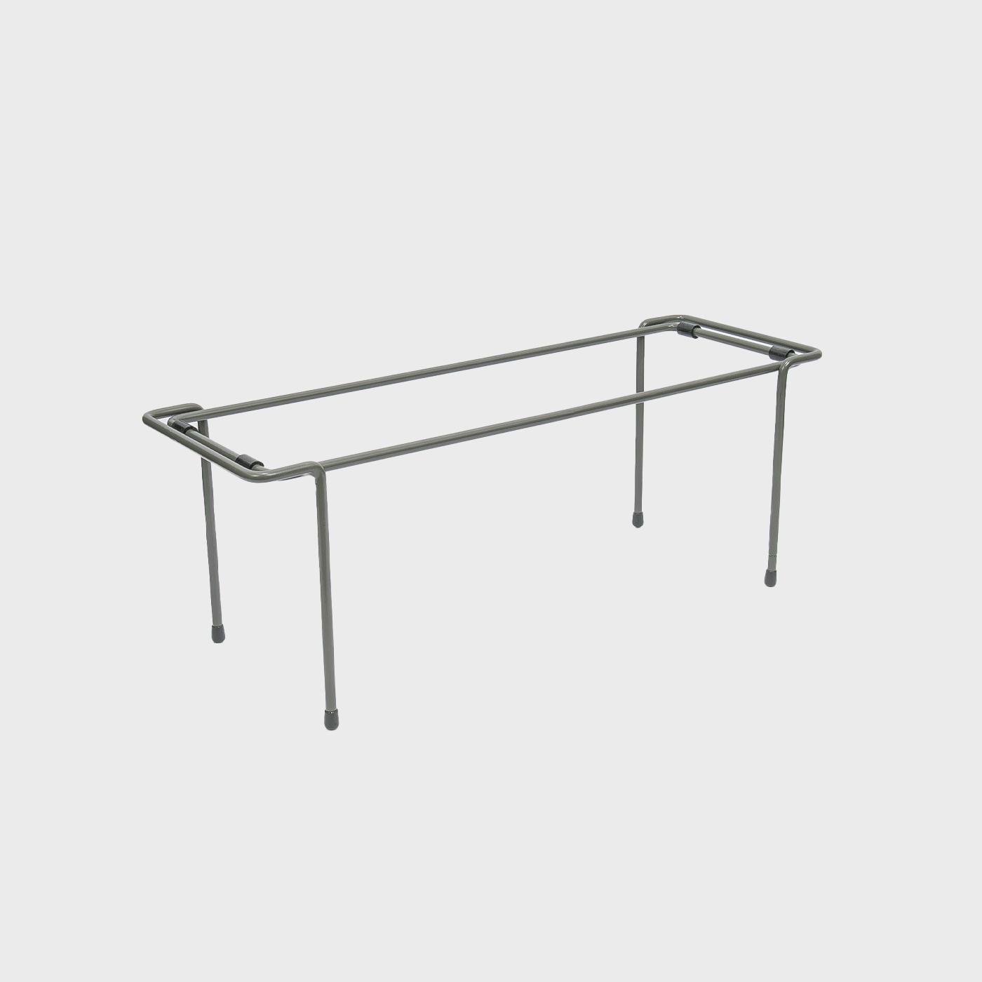 A rectangular metal frame for holding gastronorm trays.