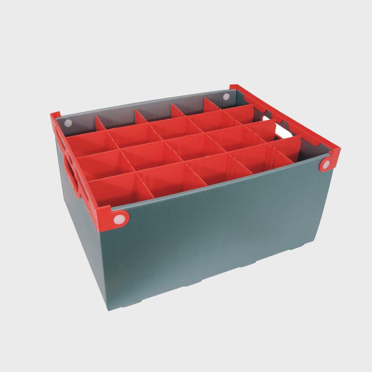 Premium glass storage crate