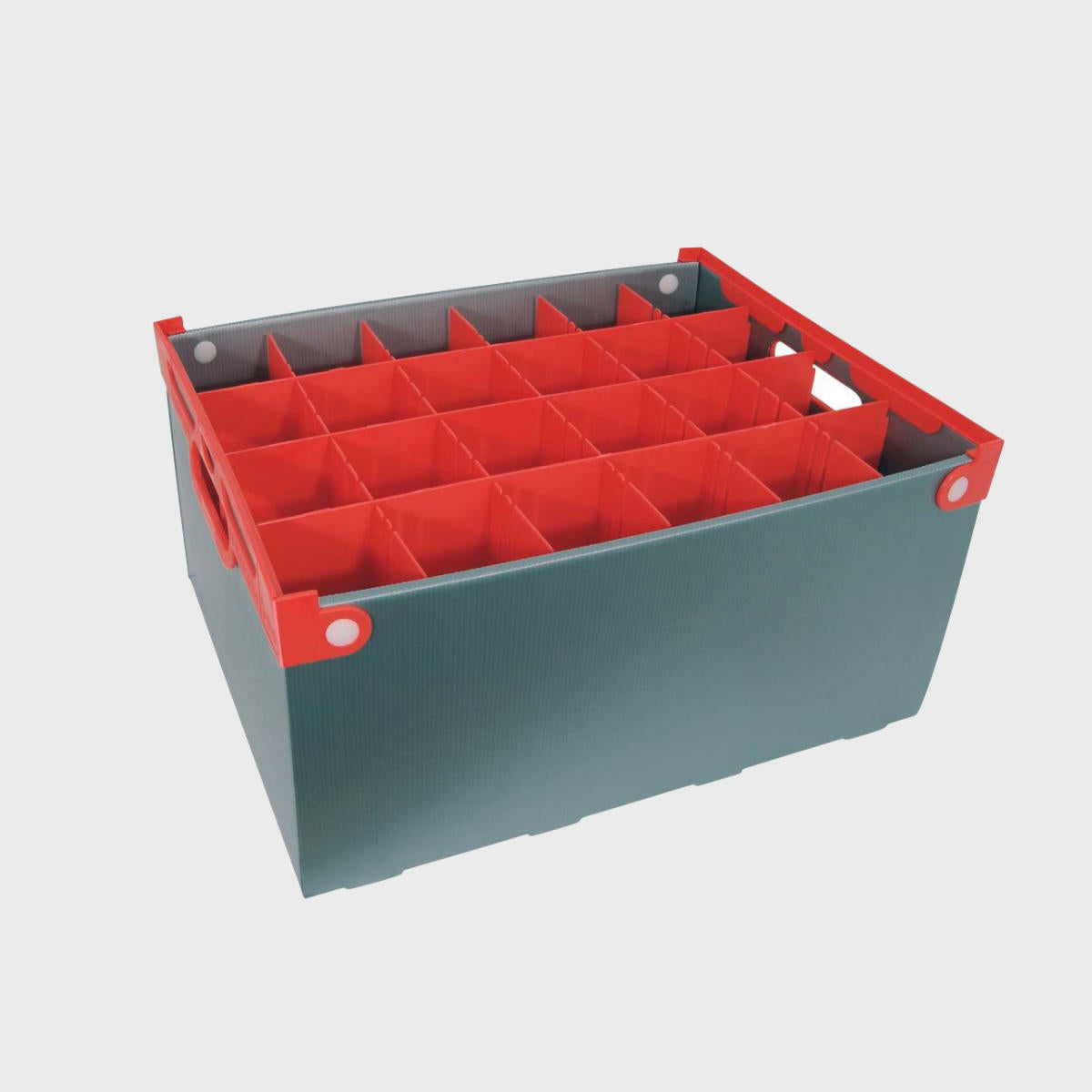 Premium glass storage crate