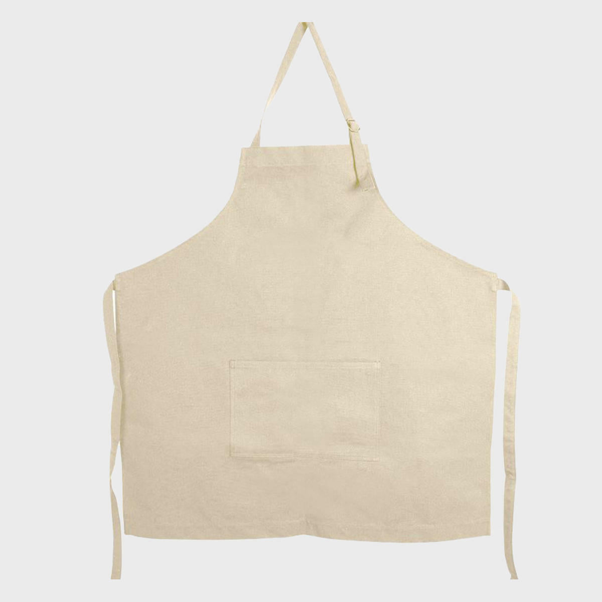8oz Recycled fibers hackney apron tailored from heavy canvas with reinforcing seams.