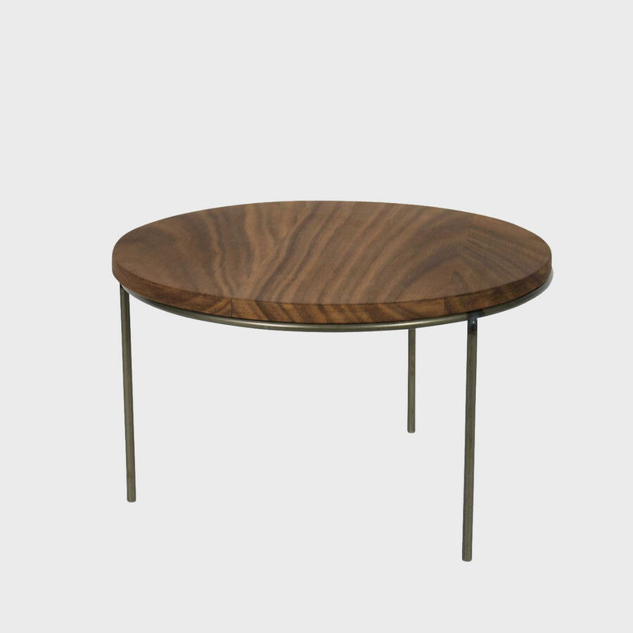 Matlock countertop stand with dark wood board.
