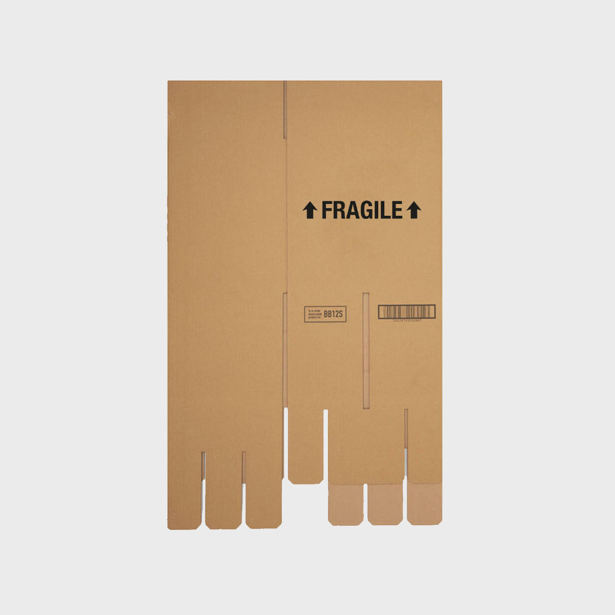 12 beer bottle budget shipping box from thick, impact-resistant inner for bottle security.