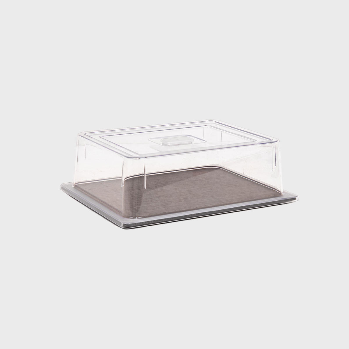 Slate effect melamine gastronorm serving board GN1/2 crafted from durable hardwood with natural grain detail.