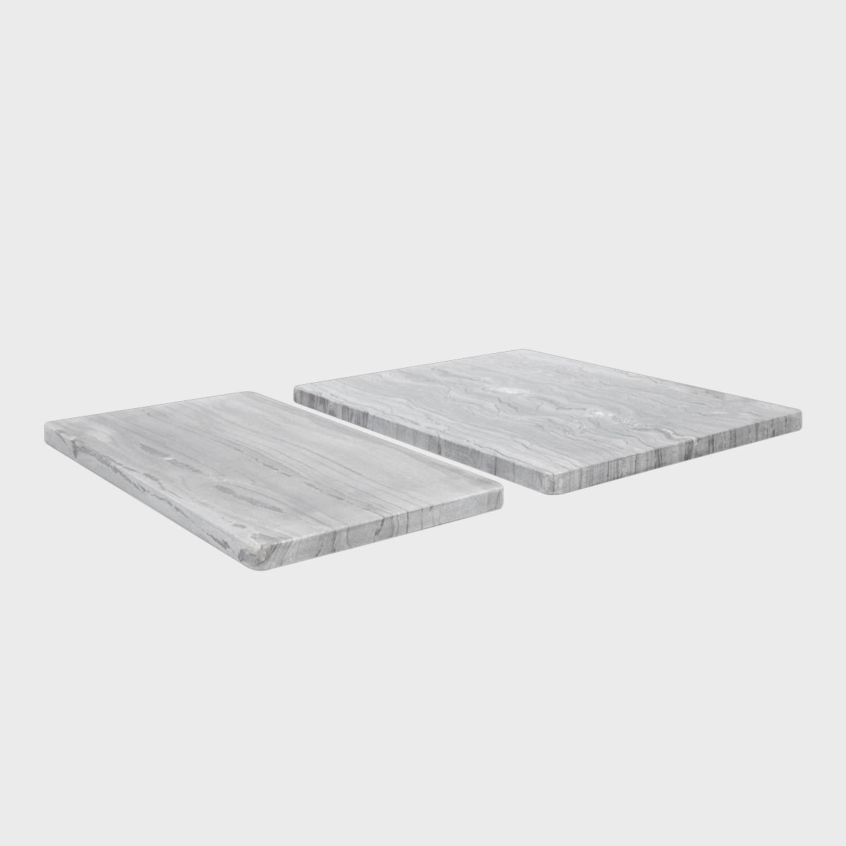 Grey marble gastronorm serving board GN1/3 crafted from durable hardwood with natural grain detail.