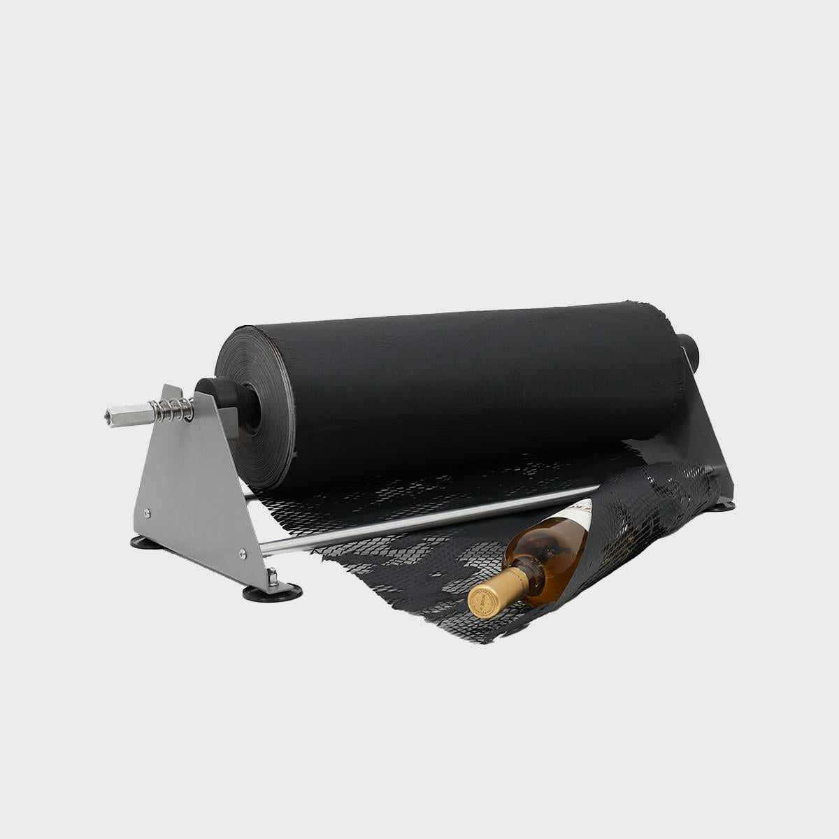 Black honeycomb protective wrapping paper 150m roll.