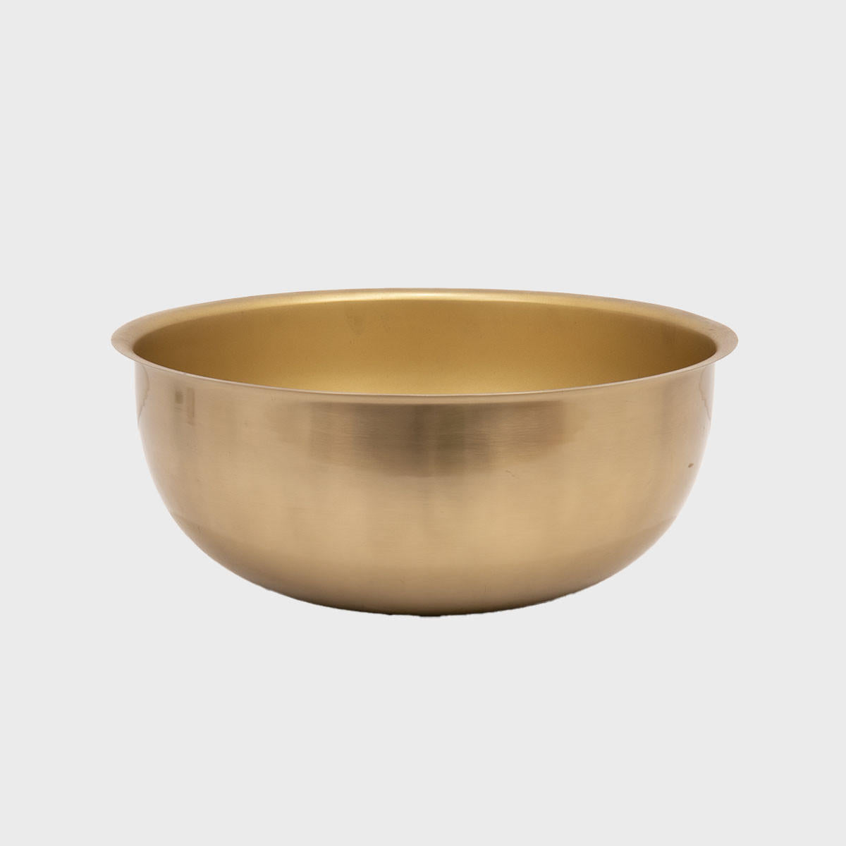 Kelso matte brass bowl.