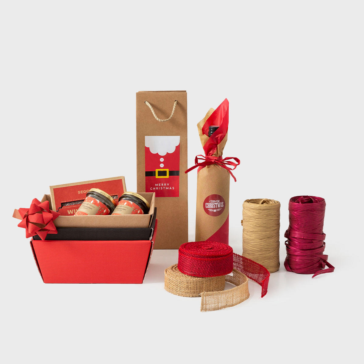 Oversized santa's belt christmas paper sticker (100 p/roll) with a high-quality finish used as a decorative accent.