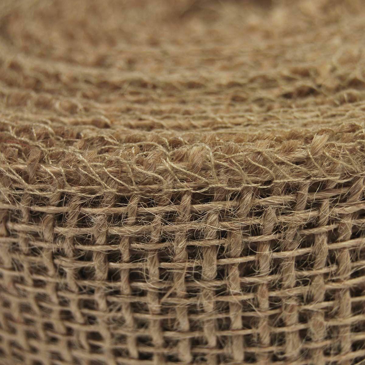 Jute ribbon 10m roll with a high-quality finish used as a decorative accent.