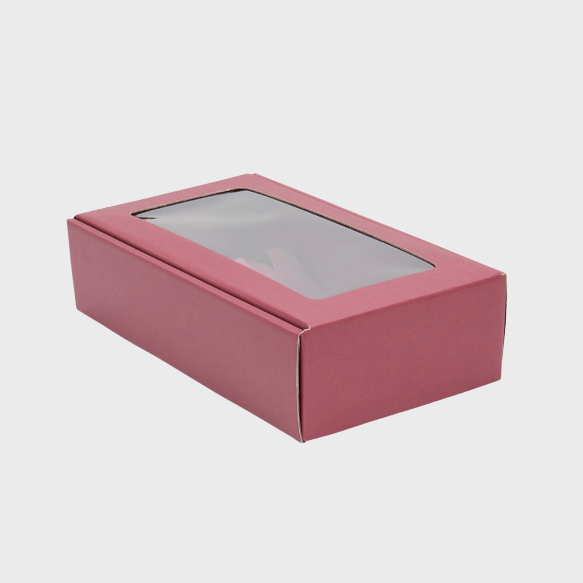 2 Bottle front opening box with window.