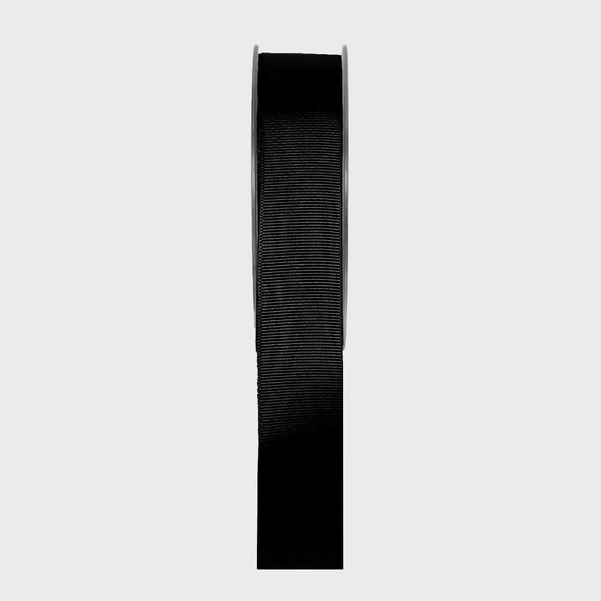 25mm Recycled grosgrain ribbon with a high-quality finish used as a decorative accent.