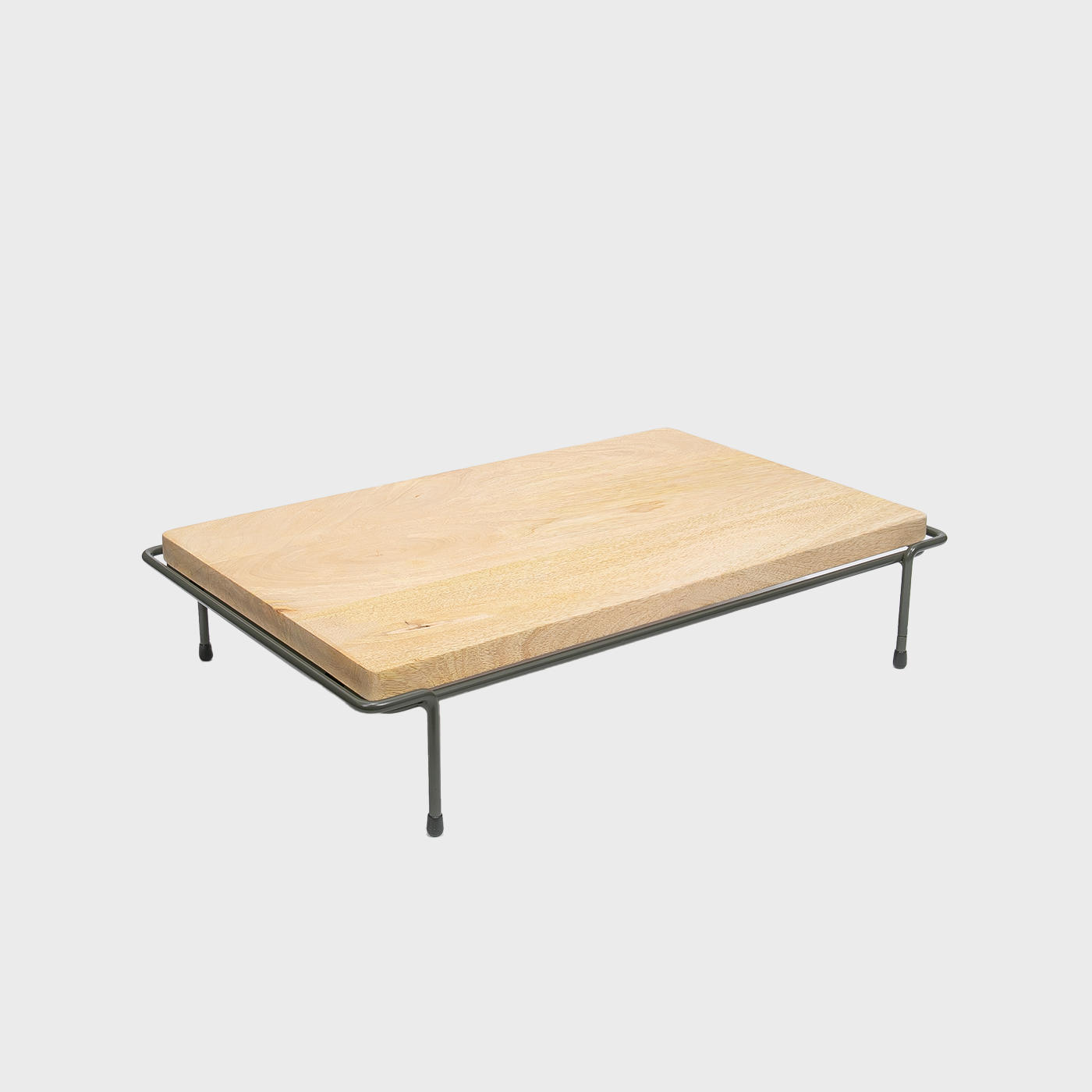Matlock GN1/1 riser with mango board designed to add functional height and dimension.