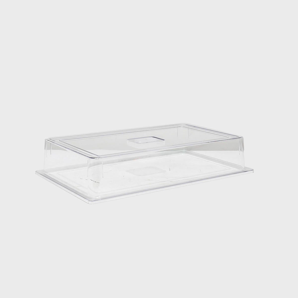 Clear shatterproof gastronorm lid.