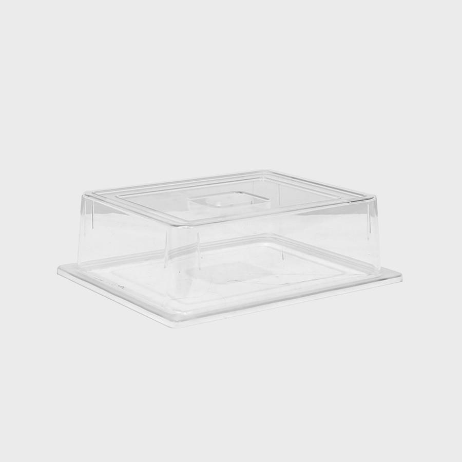 Clear shatterproof gastronorm lid.