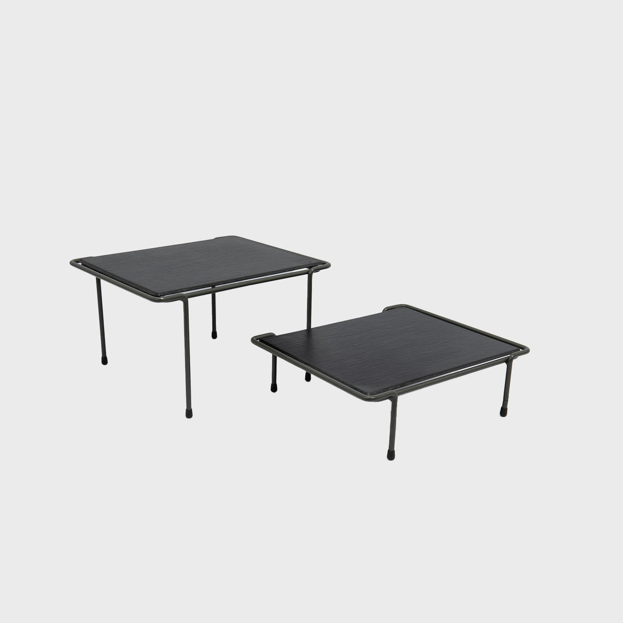 Slate effect melamine gastronorm serving board GN1/2 crafted from durable hardwood with natural grain detail.